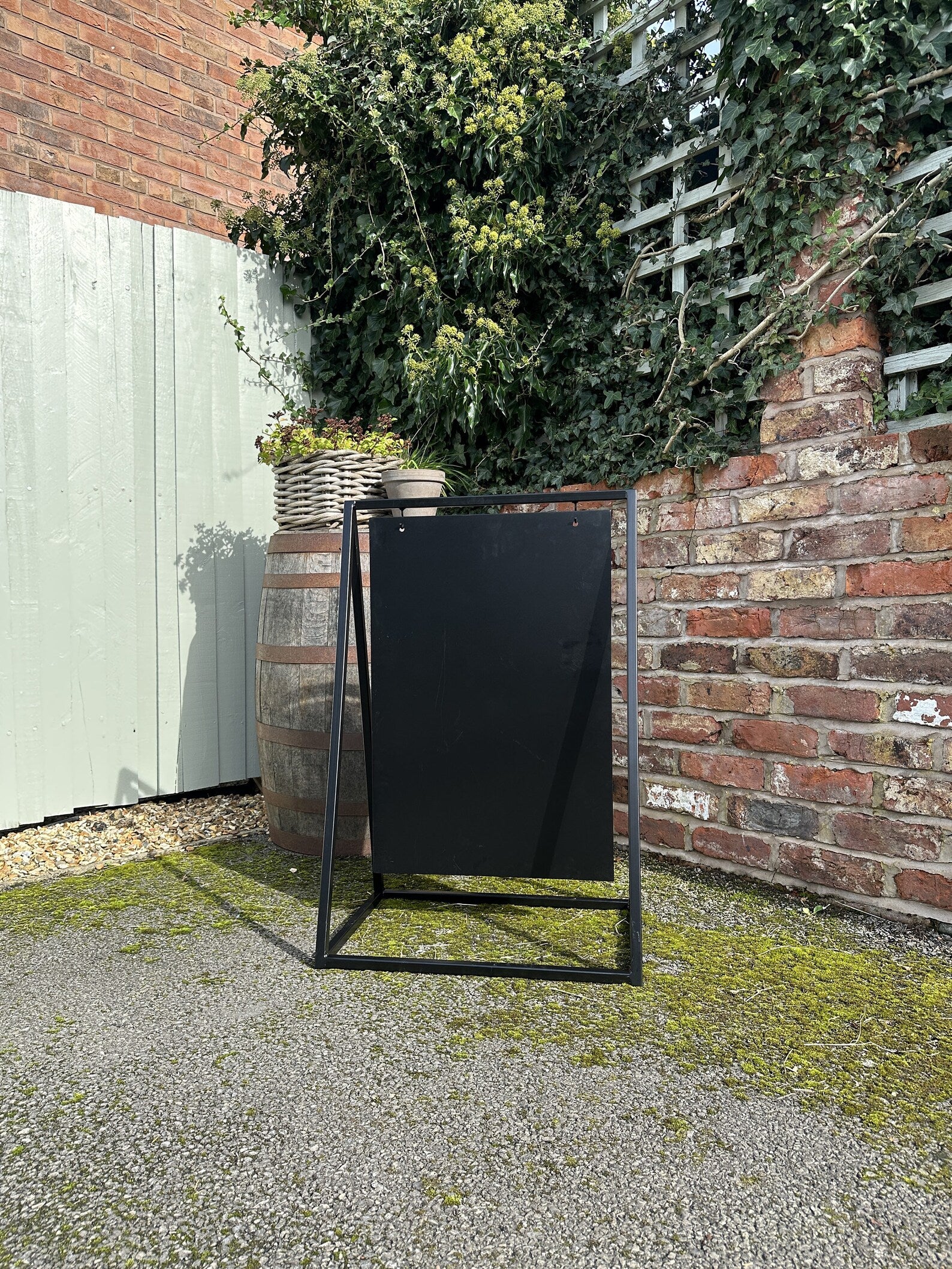 Black Satin Aluminium A Board Sign