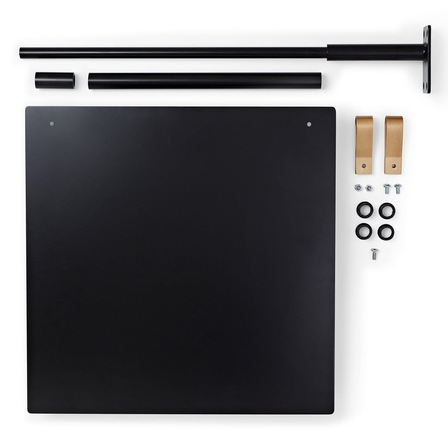 Black Satin Double Sided Aluminium Hanging Sign DEV