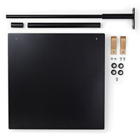 Black Satin Double Sided Aluminium Hanging Sign DEV
