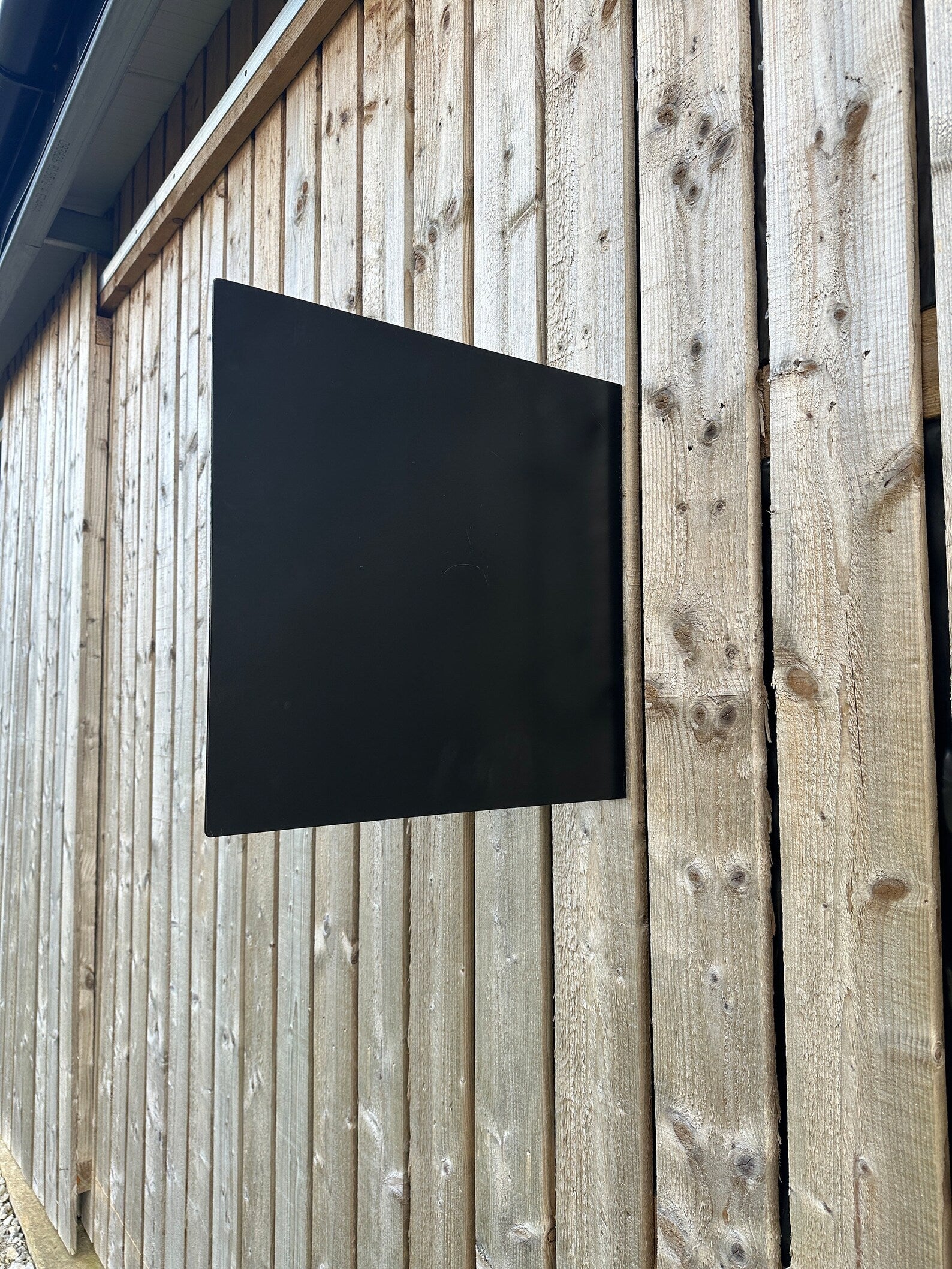 Black Projecting Blade Sign