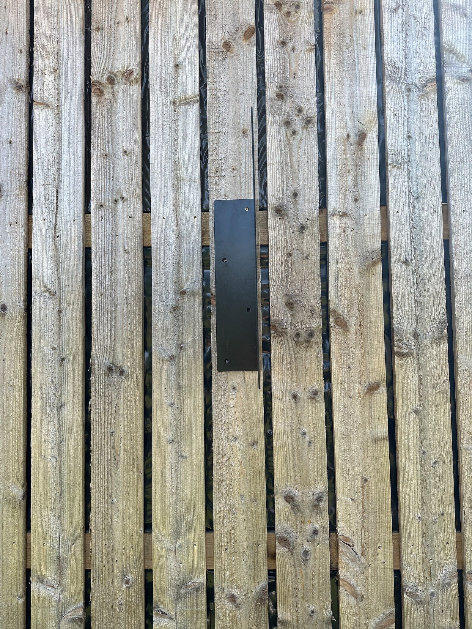 Black Projecting Blade Sign
