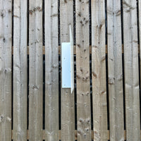 White Projecting Blade Sign
