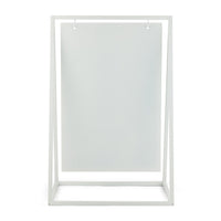 White Satin Aluminium A Board Sign