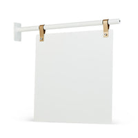 White Satin Double Sided Aluminium Hanging Sign